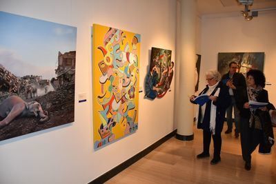 Entrega de premios e inauguración de la exposición del 'Premio Nacional de Pintura y Artes Plásticas‘