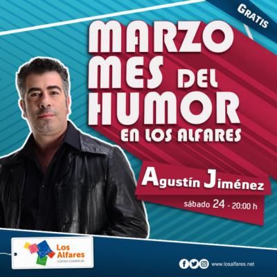 El cómico Agustín Jiménez cierra el ciclo de monólogos de humor de Los Alfares