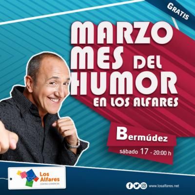 Nuevo monólogo de humor en Los Alfares el sábado 17 de marzo con el televisivo Bermúdez