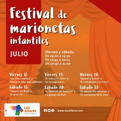 Cuentos populares clásicos en el Festival de Marionetas de Los Alfares