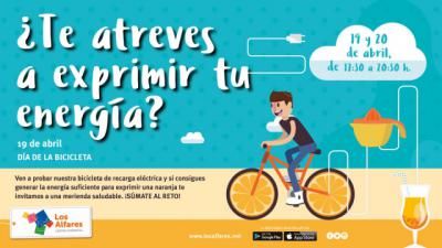 Los Alfares celebra el Día de la Bicicleta aunando ejercicio, ahorro de energía y alimentación saludable