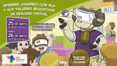 Los Alfares organiza talleres educativos gratuitos de realidad virtual para niños