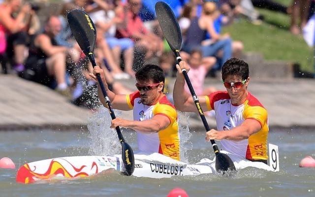 Cubelos y Peña, medalla de bronce en el Europeo de Piragüismo