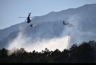 VÍDEO | Así trabaja la BRIF del Puerto del Pico en la extinción de un incendio forestal