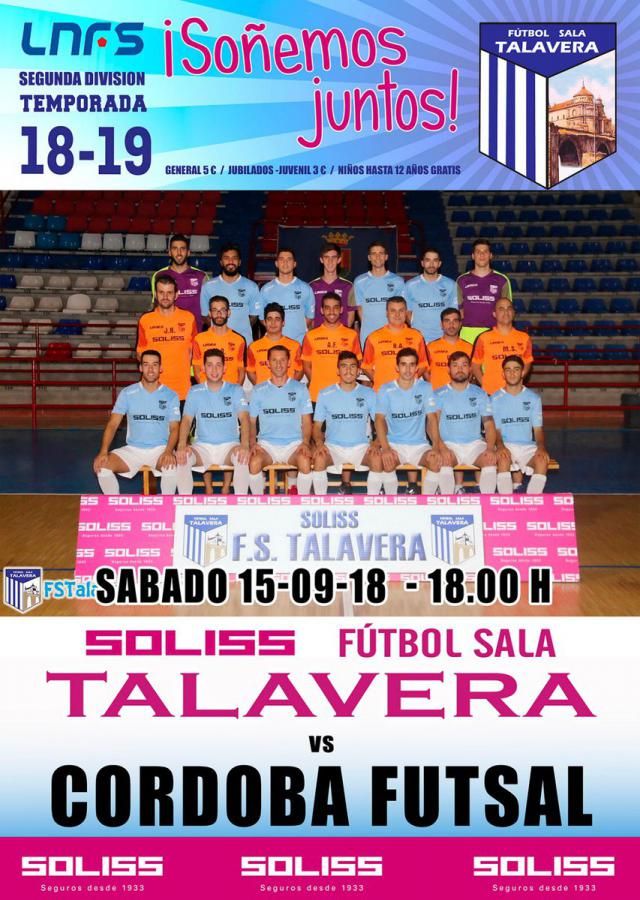 El Soliss FS Talavera se viste de gala para debutar en la Segunda División