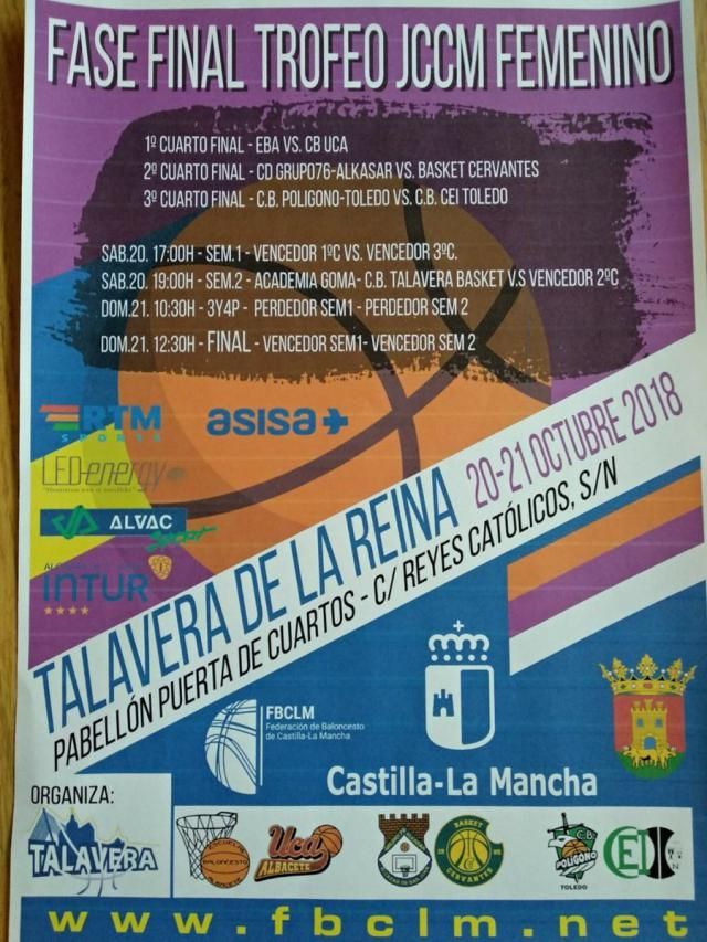 La fase final del 'Torneo JCCM de Baloncesto Senior Femenino', este fin de semana en el Puerta de Cuartos