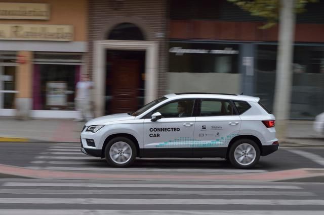 Presentación en Talavera de un coche con asistencia 5G