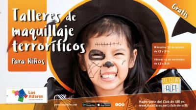 Los Alfares organiza talleres gratuitos de maquillaje infantil para celebrar Halloween