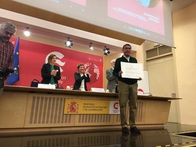 El CEIP San Ildefonso de Talavera recoge el Premio Nacional de Educación para el Desarrollo 'Vicente Ferrer'