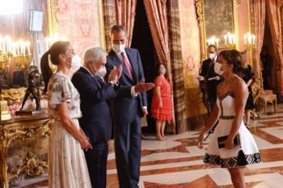 Sandra Sánchez deslumbra también en el Palacio Real