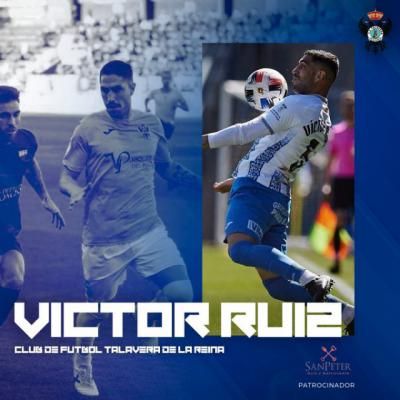 El CF Talavera renueva al lateral izquierdo Víctor Ruiz
 