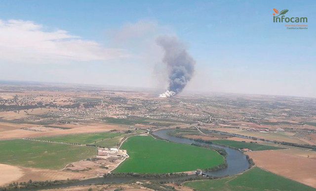 Éxito en el control del incendio en Cebolla y Lucillos