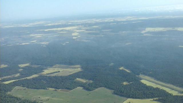 Imágenes aéreas del incendio