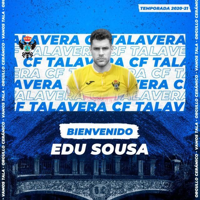 FÚTBOL | Edu Sousa, portero para el CF Talavera