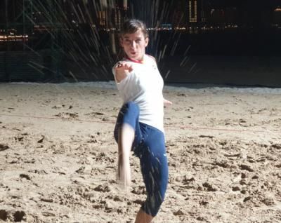 Sandra Sánchez compite en Doha en los Juegos Mundiales de Playa