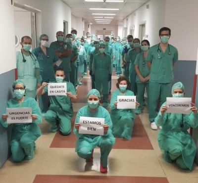 CORONAVIRUS | Urgencias del Hospital de Talavera es "fuerte" y da las "gracias" a la ciudadanía