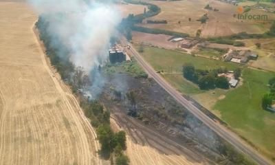 ÚLTIMA HORA | Medios aéreos y terrestres trabajan para sofocar un incendio en Talavera