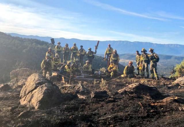 EL REAL DE SAN VICENTE | Este es el equipo del Brif La Iglesuela que lucha contra el fuego