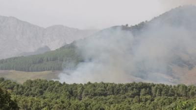 Controlado en incendio de El Raso (Candeleda)