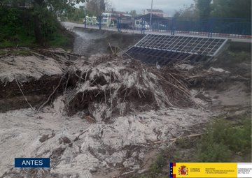 CEBOLLA | La CHT limpia el arroyo Sangüesa para evitar nuevas inundaciones