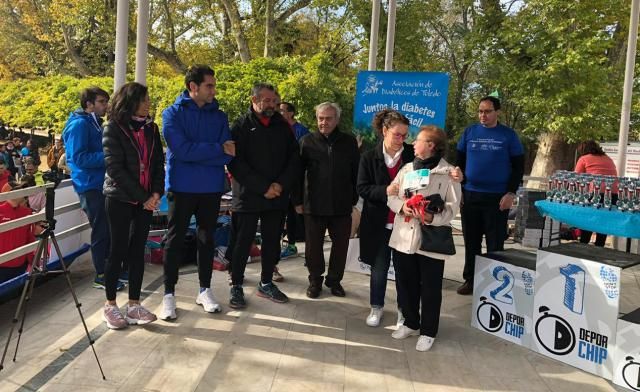 Diputación se suma a la marcha y carrera popular para concienciar sobre la diabetes