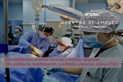 URGENTE | Se necesitan enfermeros/as para hospitales de Toledo y Ciudad Real