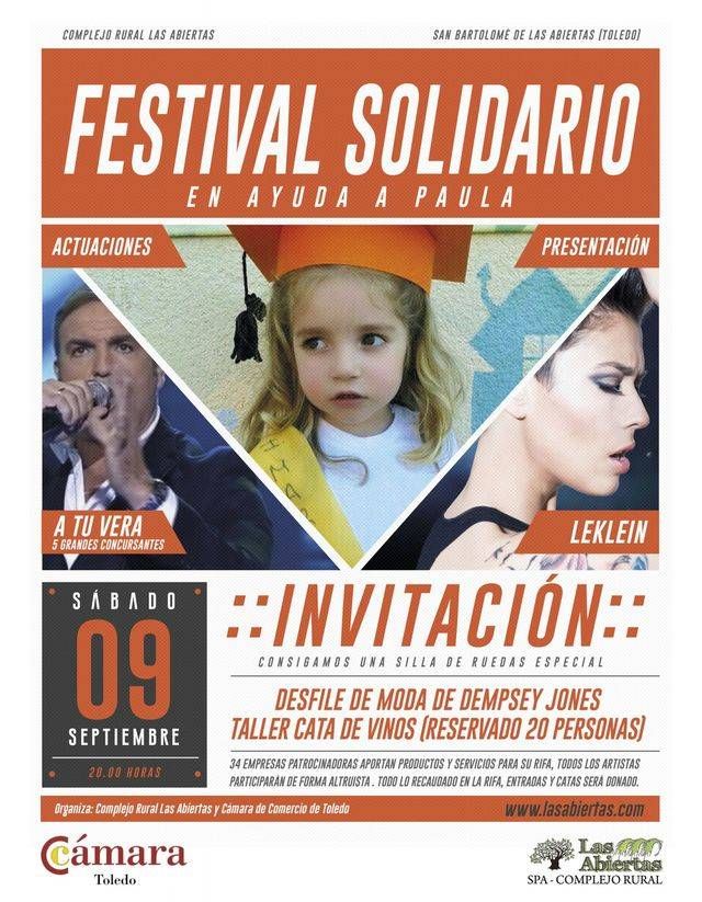 Festival solidario para ayudar a Paula