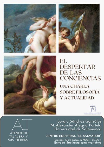 Charla gratuita sobre filosofía y actualidad en el Centro Cultural El Salvador