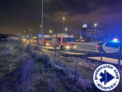 Un conductor herido en un accidente en la A-5