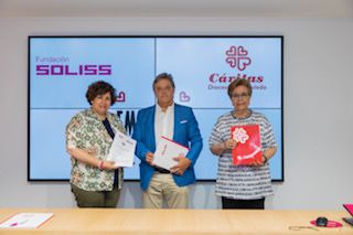 La Fundación Soliss formaliza su compromiso con Cáritas Diocesana de Toledo