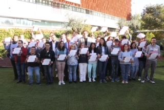 Fundación Soliss y Grupo CECAP entregan los diplomas de FP Dual Inclusiva 