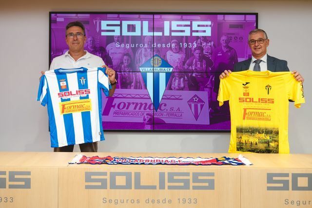 Fundación Soliss renueva patrocinio con el Formac Villarubia Club de Fútbol