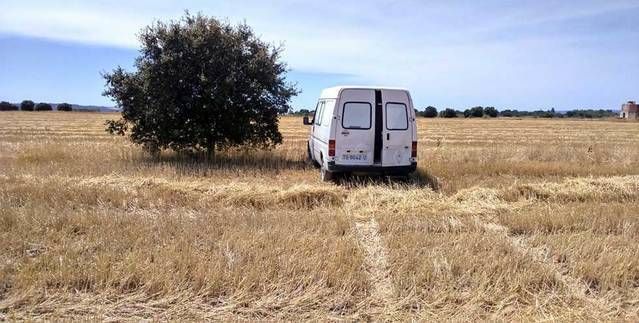 Hallan en Cazalegas un furgón robado en Sonseca el pasado día 11