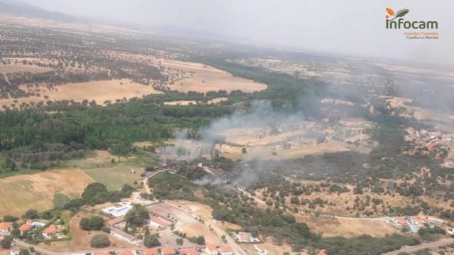 Extinguido el incendio forestal de El Casar de Escalona