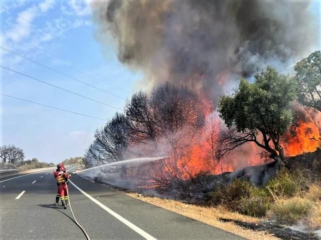 Incendio en Casa de Miravete -16 de julio-