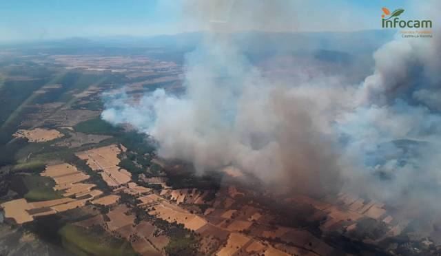 Foto del incendio en Nivel 2 | 19 de julio