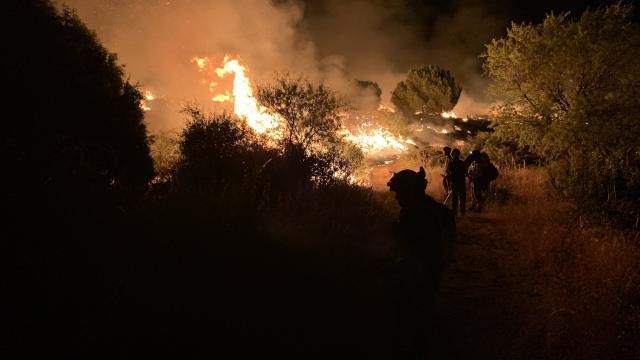 El fuego de Cebreros calcina unas 4.400 las hectáreas