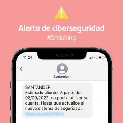 Santander alerta de una nueva estafa: no abras este SMS