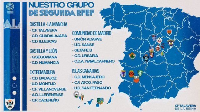 Conoce a los rivales del CF Talavera en la Segunda RFEF