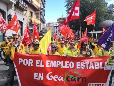 CCOO denuncia el despido "inesperado y sorpresivo" de 400 trabajadores de Geacam