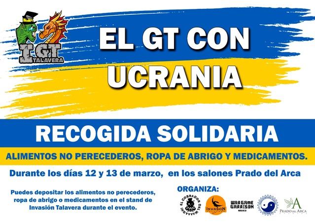 Nueva recogida solidaria para Ucrania en Talavera