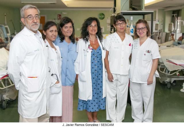 El equipo del hospital de Guadalajara.