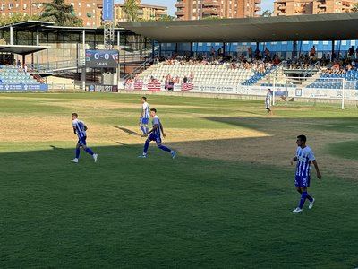 El CF Talavera se estrena con victoria en el tiempo de descuento