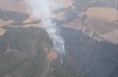 Extinguido el fuego originado en 'Las Lomas del Gamonal' de Hellín