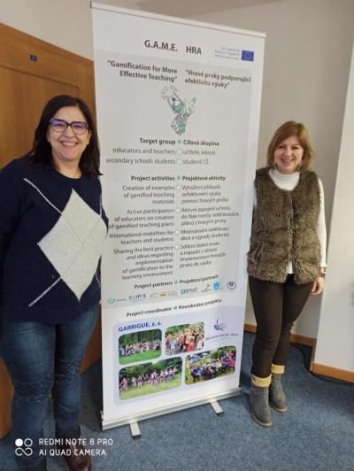 Dos profesores del I.E.S. Ribera del Tajo, en el Proyecto Erasmus+ G.A.M.E.