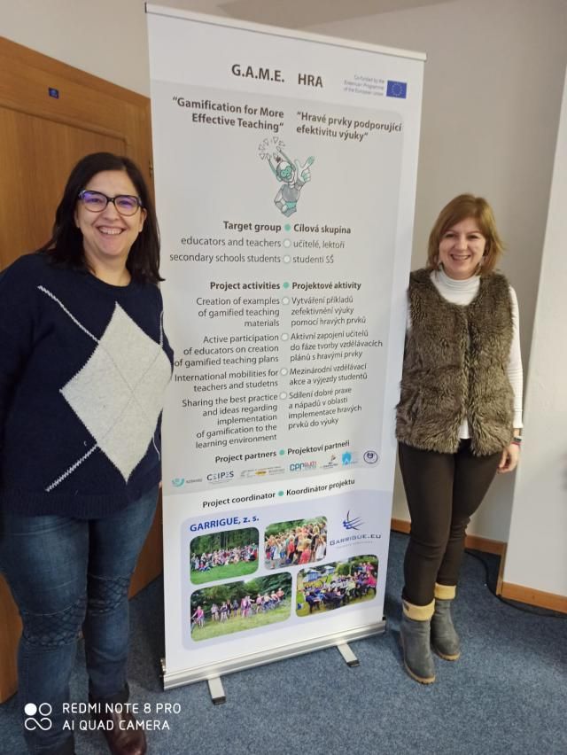 Dos profesores del I.E.S. Ribera del Tajo, en el Proyecto Erasmus+ G.A.M.E.