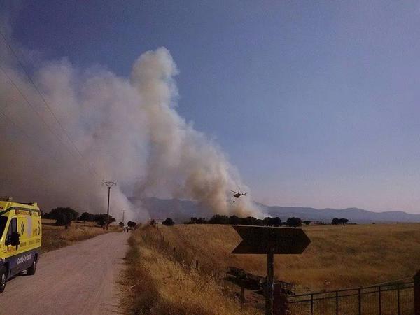 Extinguido el incendio forestal de Valdeverdeja