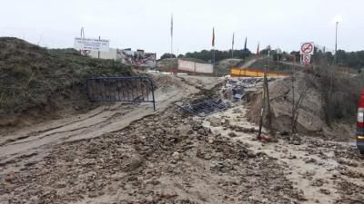 ¡La fuerza del agua! Así quedó el Cerro Negro tras las fuertes lluvias