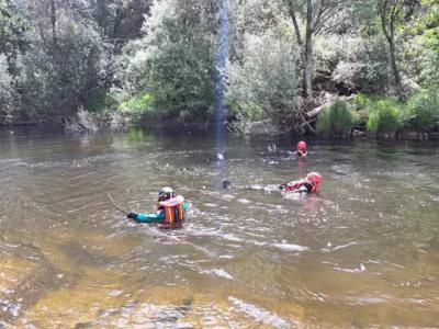 Los GEAS y un dron se suman a la búsqueda del desaparecido en Navaluenga