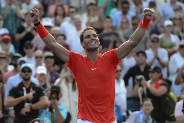 Rafa Nadal celebra su victoria en un torneo - CHRISTOPHER LEVY / ZUMA PRESS / CONTACTOPHOTO